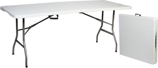 Verpflegung Zusammenklappbarer Tisch 182x69x74 Weiß Verpflegung Zusammenklappbarer Tisch 182x69x74 Weiß