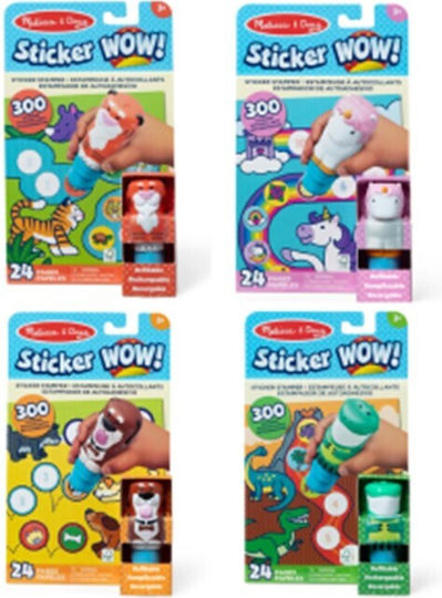 Spin Master Aufkleber Melissa & Doug Kunst & Handwerk Spielzeug Sticker Wow! - Olive