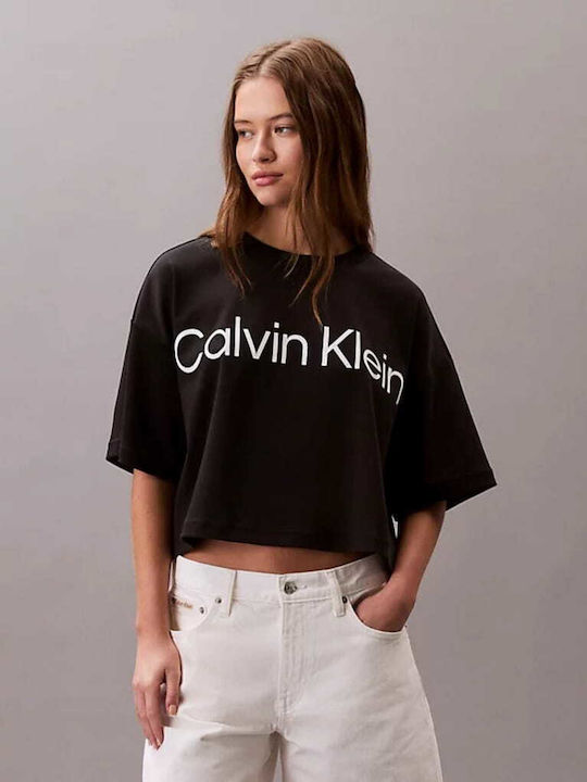 Logo Graphic Γυναικείο T-shirt Μαύρο