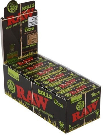 Raw Organic Hemp Cigarette Rolling Papers 12 Pieces