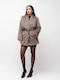 Short Women's Fur Gray