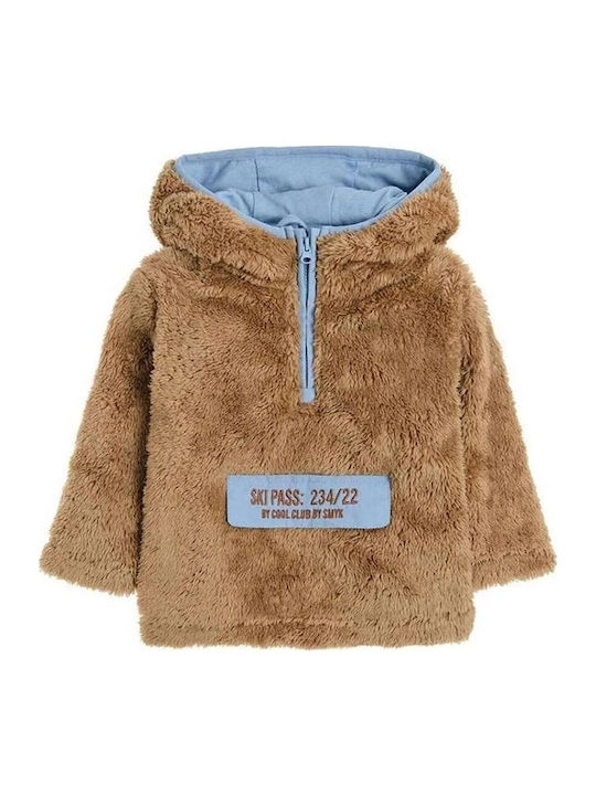 Kids Sweatshirt with Hood Beige