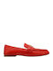 Lena Leather Women's Loafers in Brown Colour