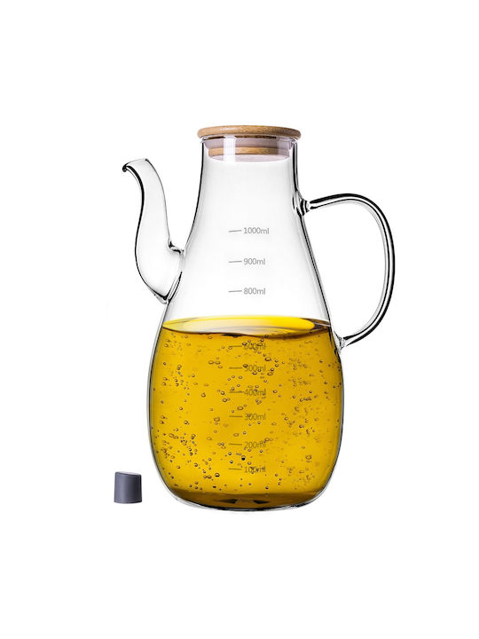 Kadax Glass Oil Can with Flow 1000ml