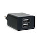 Alista Home Incarcator Fara Cablu cu 2 Porturi USB-A Negru (GLB_55039-2BK)
