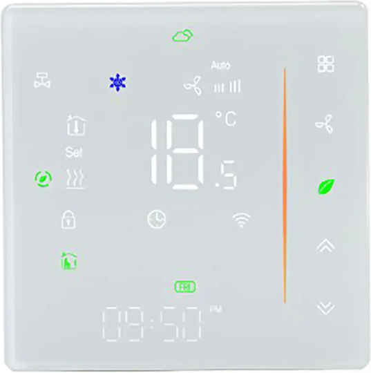 MOES Digital Wall-Embedded Room Thermostat Smart with Touch Screen and Wi-Fi