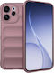 Techsuit Magic Silicone Purple Back Cover (Oppo...