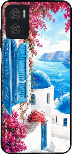 Калъф Sonique Greek Island Muse Series Motorla Moto E22 4g Санторинско Светлосиньо