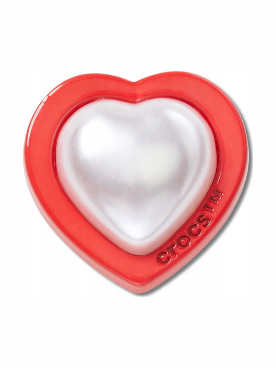 Crocs Jibbitz Red Pearl Heart No Size Red Pearl Heart