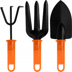 Vergionic Gartengeräte-Set Rechen Schaufel Spaten 3in1 Mini Garten Set