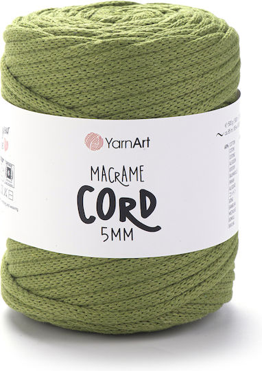 YarnArt Makramee Garn 5mm 787 Lindgrün