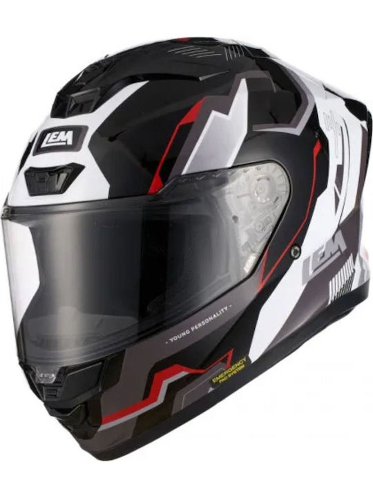 Lem Imola Full Face ECE 22.06 Gale Black/Red