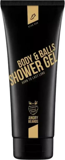 Angry Beards Bubble Bath Gel with Carbon & Powder Scent 230ml