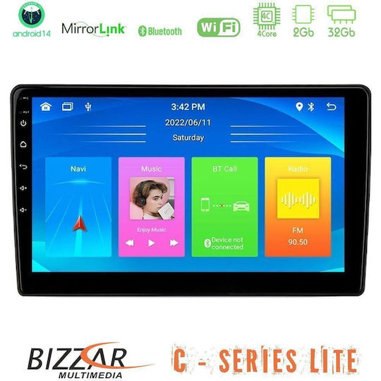 Bizzar Ηχοσύστημα Αυτοκινήτου για Opel Vivaro Fiat Talento Renault Trafic Dacia Lodgy / Logan MCV με Clima (Bluetooth/USB/AUX/WiFi/GPS/Apple-Carplay/Android-Auto) με Οθόνη Αφής 9"