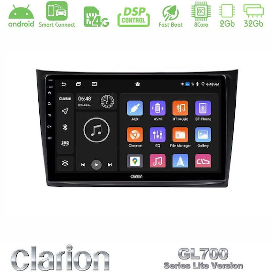 Clarion Ηχοσύστημα Αυτοκινήτου για Volvo XC 90 2006-2014 (Bluetooth/USB/WiFi/GPS/Apple-Carplay/Android-Auto) με Οθόνη Αφής 10"