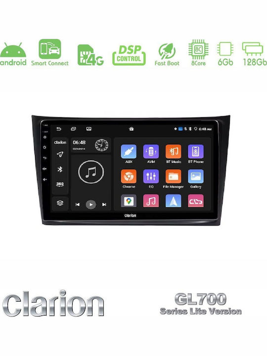 Clarion Car Audio System for Volvo XC 90 2006-2014 Bluetooth USB WiFi GPS Apple CarPlay Android Auto with 10" Touch Screen