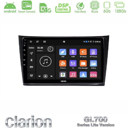 Clarion Ηχοσύστημα Αυτοκινήτου για Volvo XC 90 2006-2014 (Bluetooth/USB/WiFi/GPS/Apple-Carplay/Android-Auto) με Οθόνη Αφής 10"