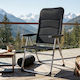 Aluminium Black Beach Chair