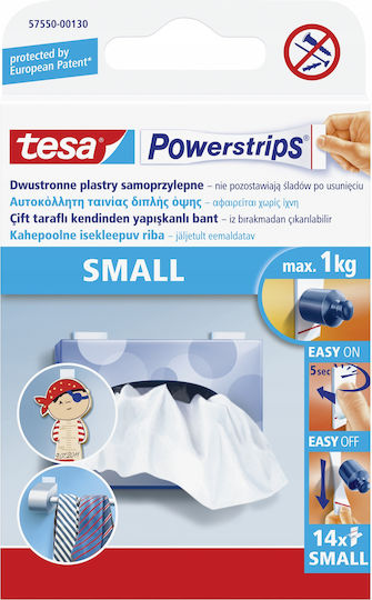 Tesa Mounting Αυτοκόλλητη Αφρώδης Ταινία Λευκή 14τμχ 4042448236913