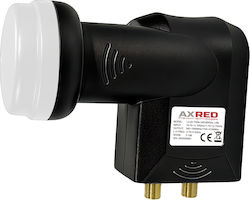 Axred Twin Lnb Lx-20 0.1db Gold Line Universal