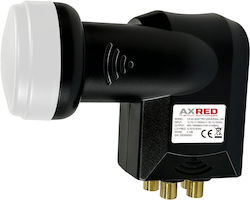 Axred Quattro Lnb Lx-44 0.1db Gold Line Universal