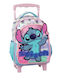 Gim Stitch School Bag Trolley Kindergarten With Water Bottle Holder Multicolour 12 Litre 15 x 15 x 25 cm 2026