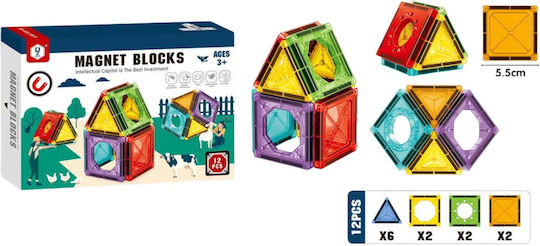 Blue Toys Μαγνητικό Παιχνίδι Κατασκευών για Παιδιά 3+ Ετών