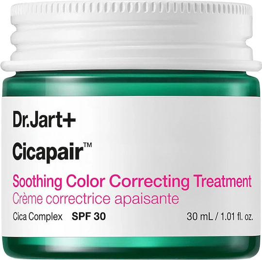 Dr. Jart+ Cicapair Face Day Cream with SPF30 for Blemishes, Dark Spots & Brightening with Niacinamide & Centella Asiatica 30ml