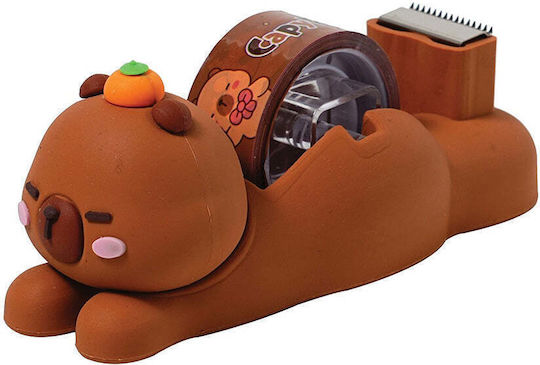 Gim Adhesive Tape Base Happy Life Capybara 1.8cm X 10m