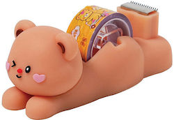 Gim Βάση Κολλητικής Ταινίας Happy Life Orange Bear 1.8εκ X 10m