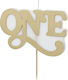 Geburtstagskerzen Gold One