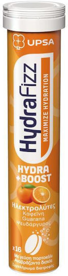 Upsa Hydrafizz Hydra + Boost 16 Sprudeltabletten Geschmack Orange