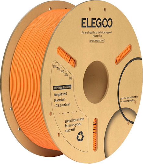 Elegoo PLA+ 3D Printer Filament Πορτοκαλί 1kg