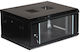 Delta Επιτοίχια Καμπίνα Rack 19U Μαύρο EPRADO-R19-4U/450-BLUE