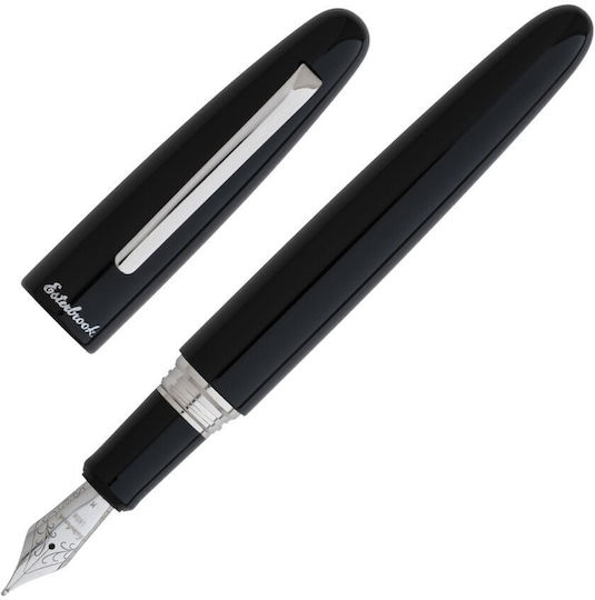 Esterbrook Pens Esterbrook Estie Ebony Pt Stilou Caligrafie Fine Negru