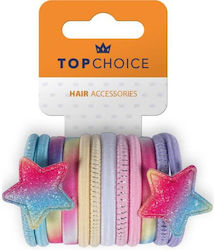 Top Choice Elastice Pentru Păr Stea 12 Bucăți 26393
