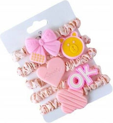 Ecarla Sweet Gum125r Set 5 Terry Hair Ties