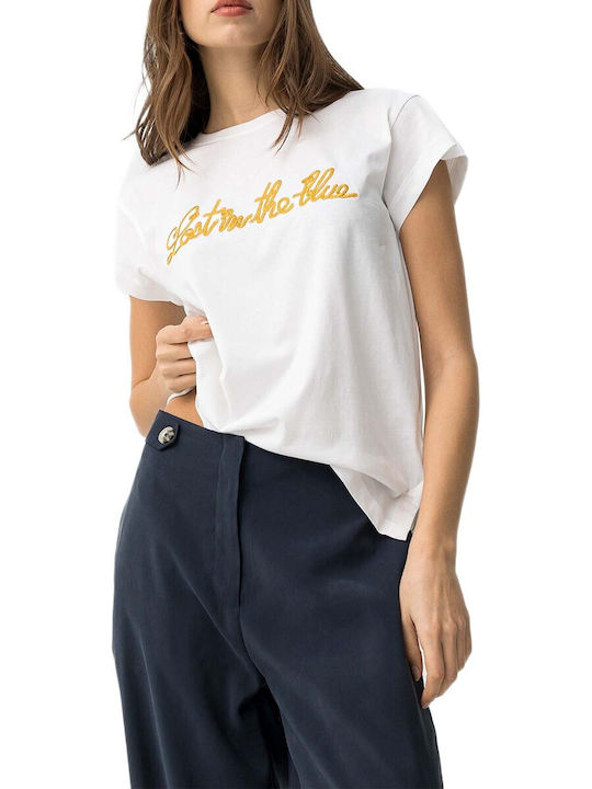 Tiffosi Γυναικείο T-shirt Λευκό