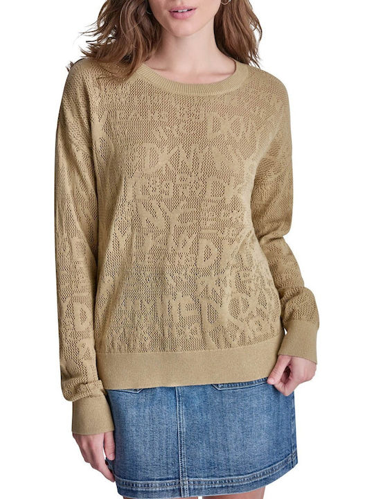 DKNY Logo Women's Cotton Sweater Logo