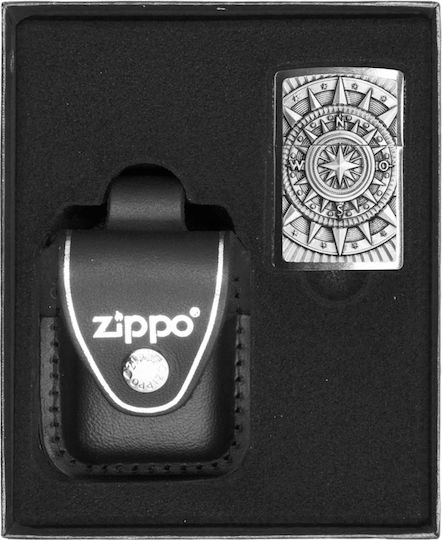 Zippo Winddichter Feuerzeuge Flamme in Beige Farbe