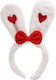 Ecarla White Headband Ears Opk15