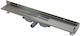 Wand-Linearablauf Aus Rostfreiem Stahl Vollgitter 820mm