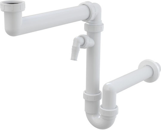 Compact Sink Pipe Semi-trap 6/4 Nut
