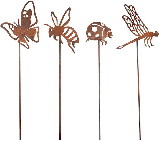 Garden Decoration On A Stake 4 Pcs