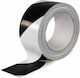 Allcolor Markierungsband aus Kunststoff in Schwarz Farbe Länge 33m
