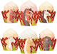 Muffin Wrappers Cupcake Liners Pferd Geburtstag 6 Stück