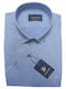 Short Sleeve Shirt in Regular Fit Checked Sky