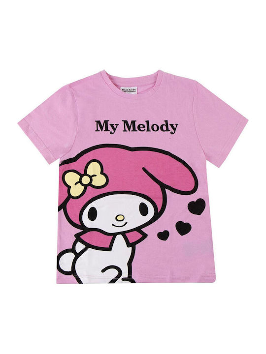 Παιδικό T-shirt Ροζ Hello Kitty And Friends My Melody