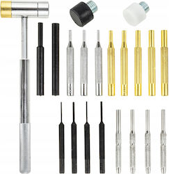 Precision Punch Set 21 Pcs Hammer Center Punches Brass Falon-tech