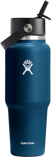 Hydro Flask Stainless Steel Thermos Bottle 950ml with Straw